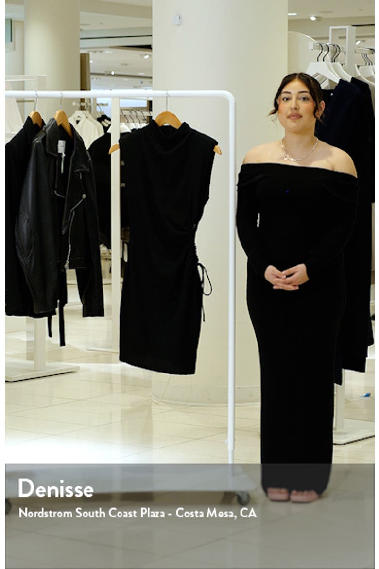 Side Ruched Cutout Detail Minidress video