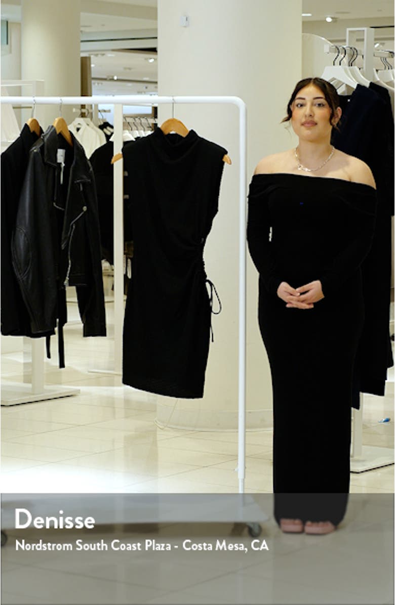 Side Ruched Cutout Detail Minidress, sales video thumbnail