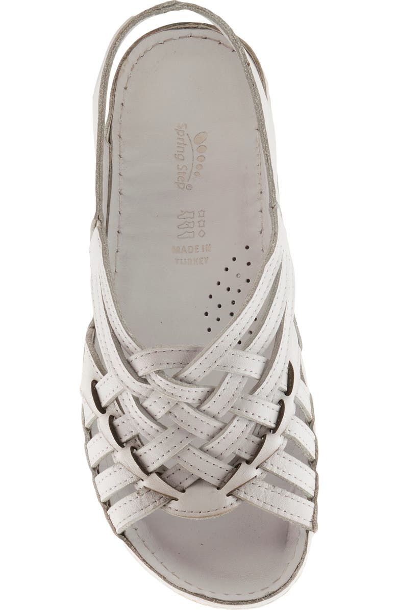 Spring Step Choi Slingback Sandal, Alternate, color, White