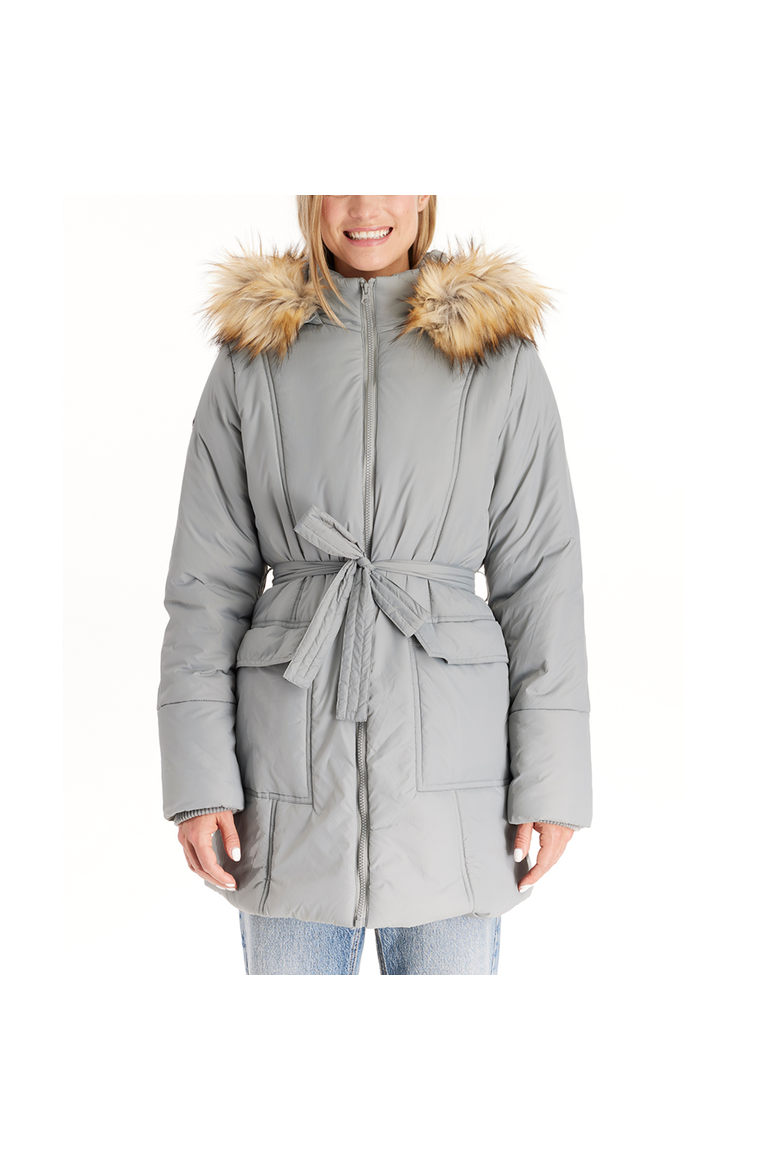 Rachel - 3 in 1 Maternity Coat With Belt, Main, color, Light Graphite