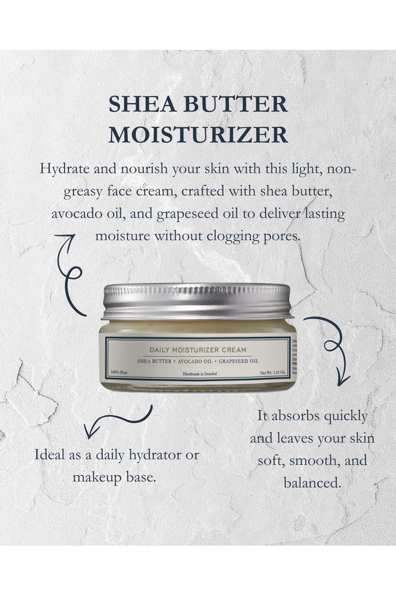 Hydrating Nourishing Shea Butter Daily Face Moisturizer, Alternate, color, White
