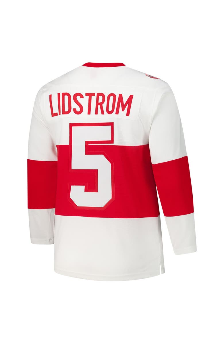 Mitchell & Ness Men's Nicklas Lidstrom White Detroit Red Wings 2008-09 Power Play Jersey, Alternate, color, White