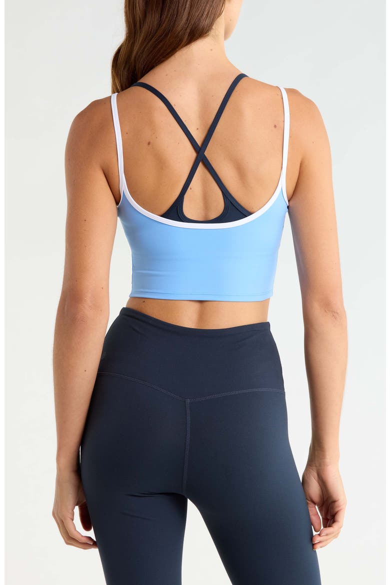 Daily Layered Crop Tank Top, Alternate, color, OASIS BLUE