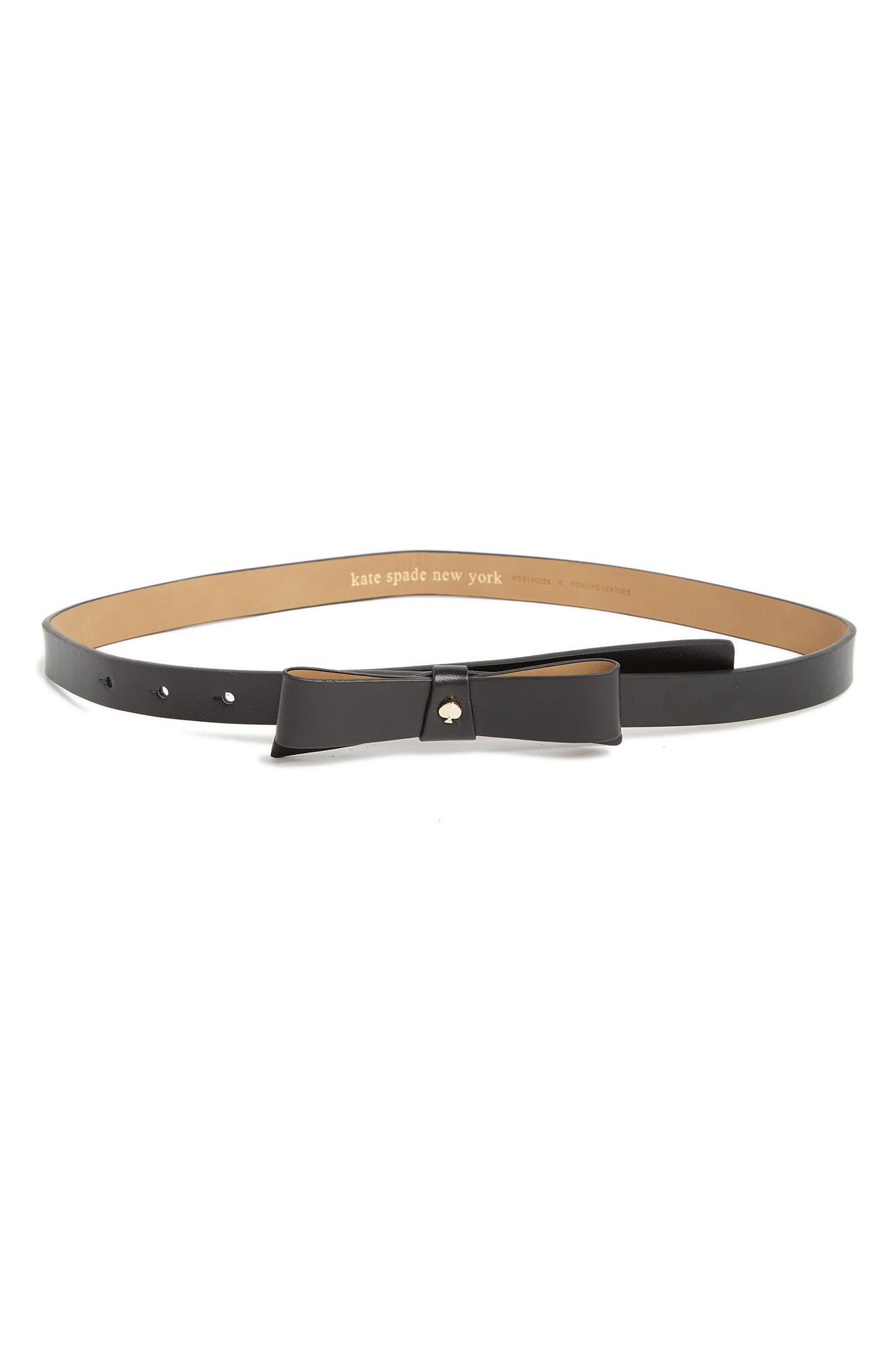 Kate Spade New York bow belt with spade