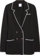 ST. JOHN Signature Wool Blend Double Face Knit Jacket