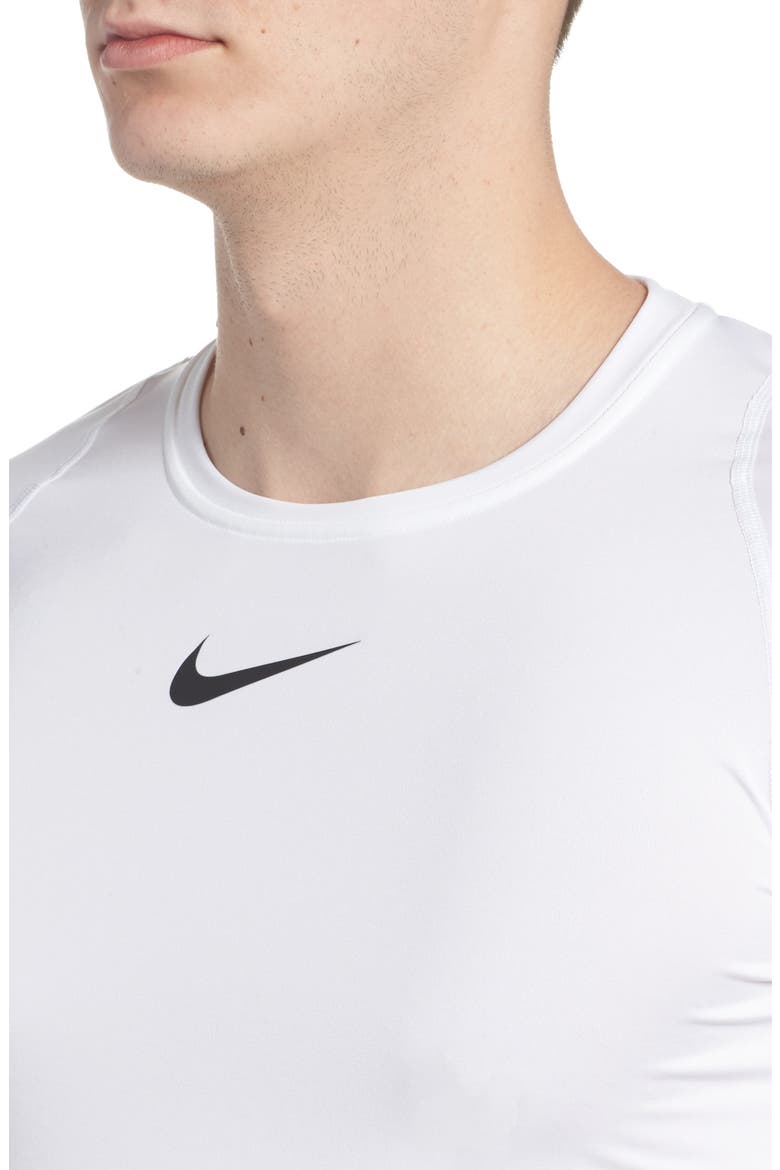 Pro Fitted T-Shirt, Alternate, color, WHITE/BLACK/BLACK