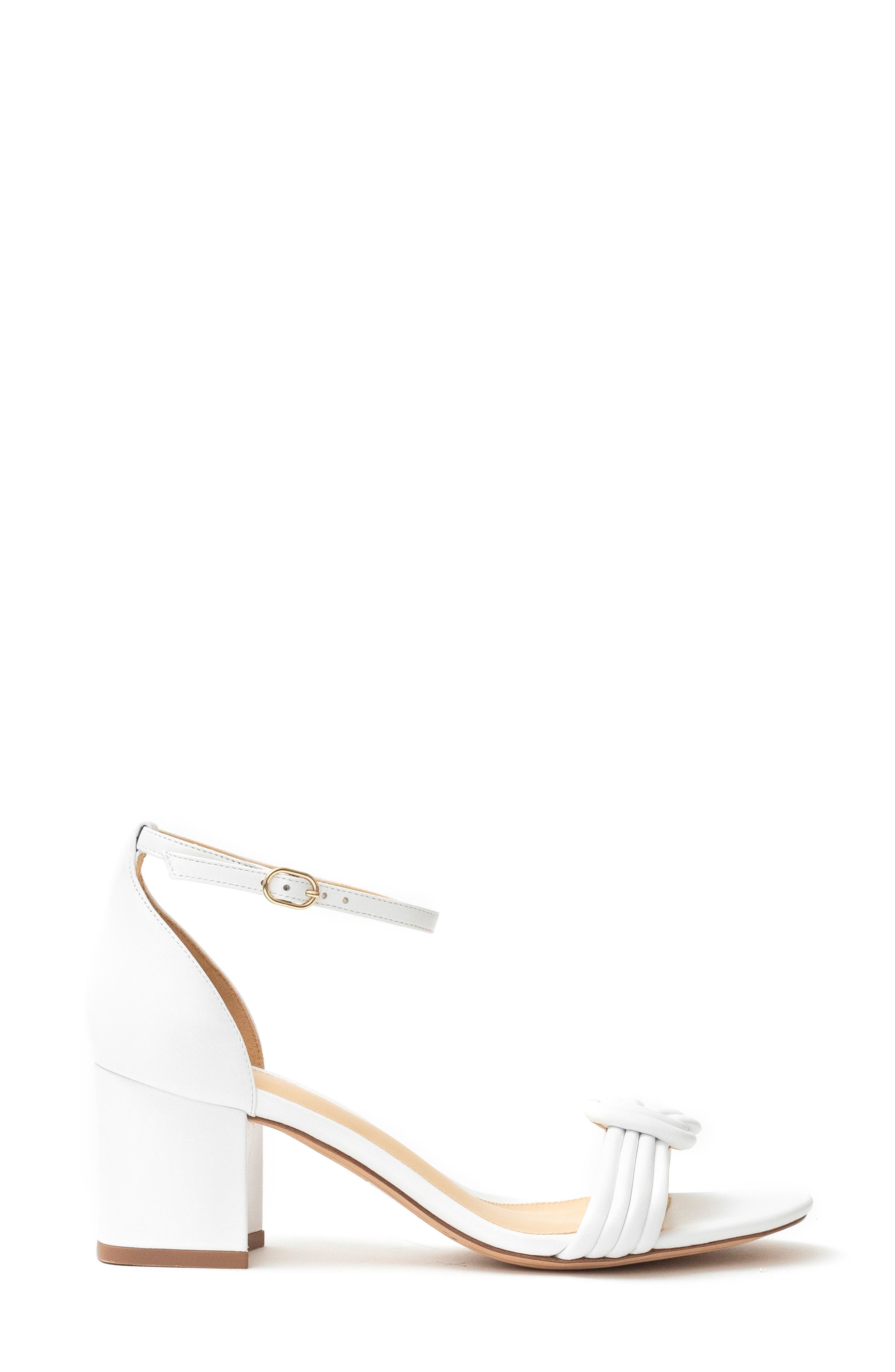 Vicky Block Heel Sandal, Alternate, color, WHITE