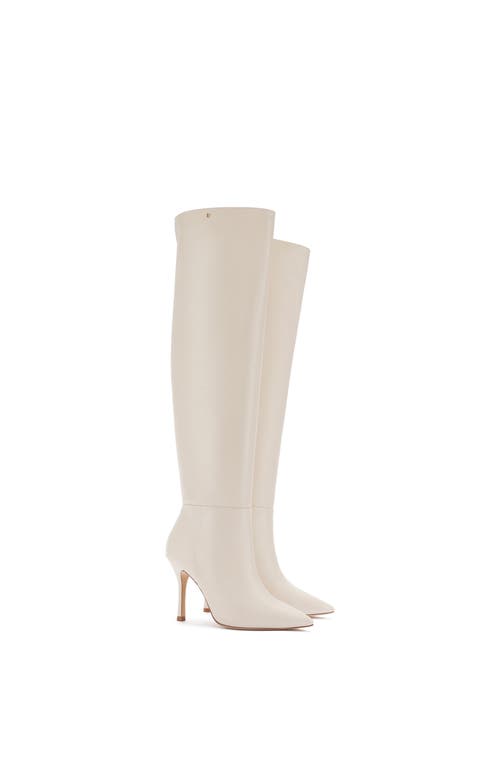 Larroude Larroudé Kate Hi Boot In Ivory