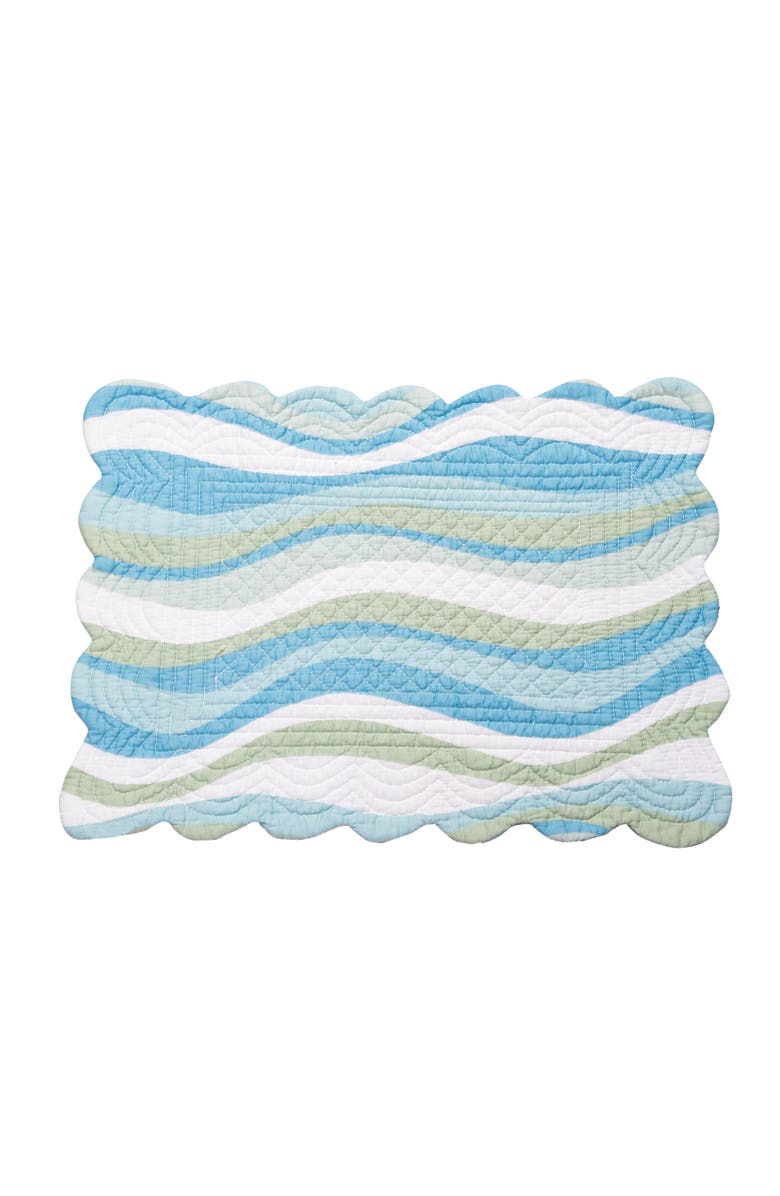 C&F Home Sea Turtle Cove Placemats, Set of 6, 13" x 19", Alternate, color, Pink