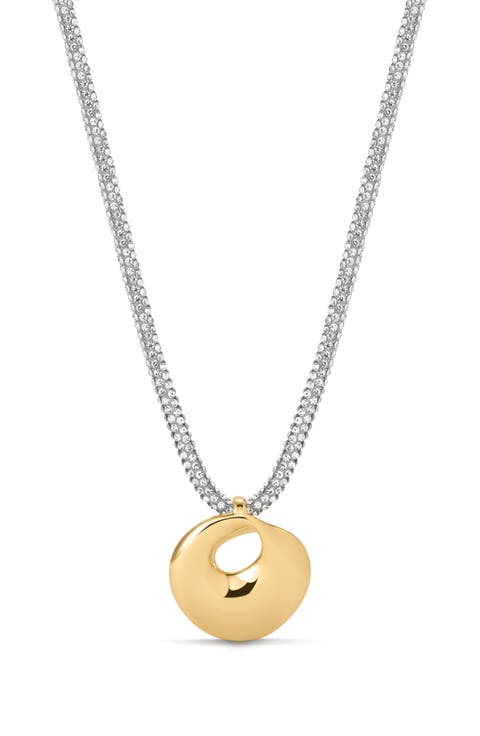 The Mercury Disc Pendant Necklace