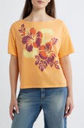 Vinyl Icons Floral Graphic T-Shirt