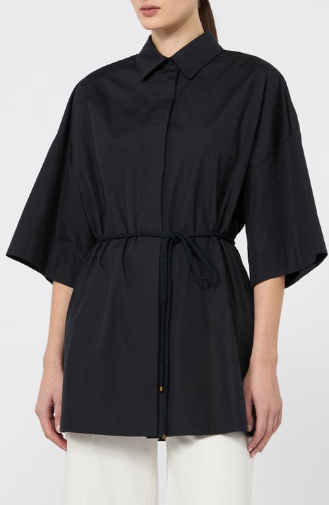 Mancora Belted Cotton Poplin Tunic