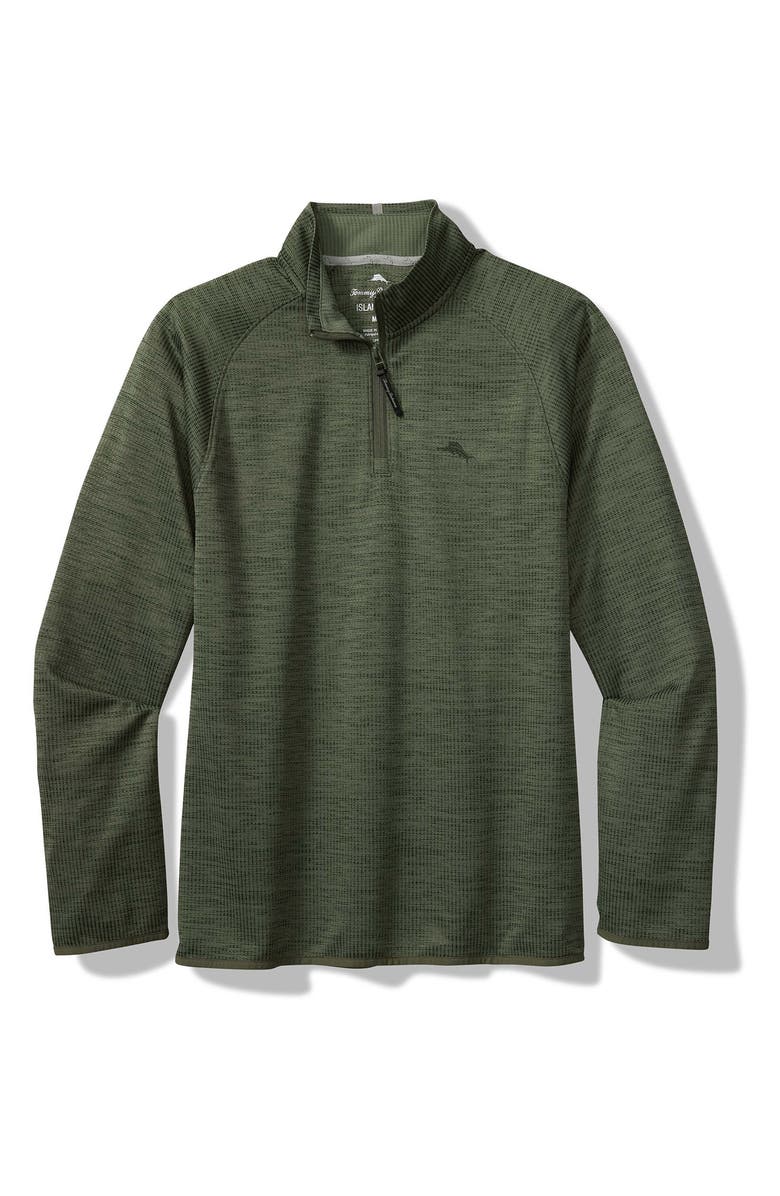 Tommy Bahama Palm Pro IslandZone<sup>®</sup> Performance Half Zip Pullover, Alternate, color, Palm Moss