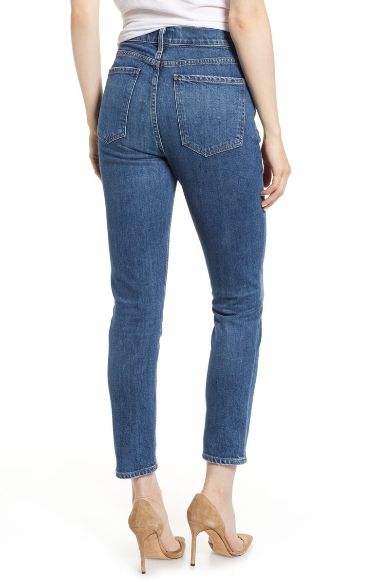 AGOLDE Nico High Waist Crop Slim Fit Jeans, Alternate, color, 