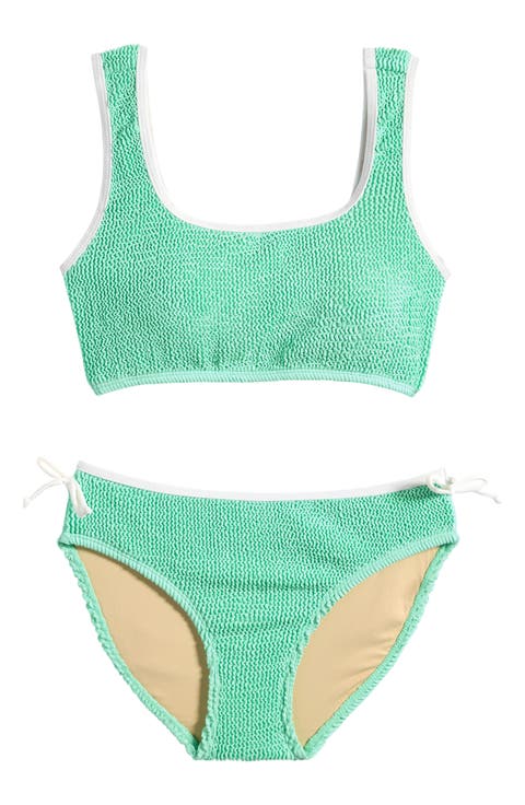 Crinkle Mint 2-Piece Swimsuit