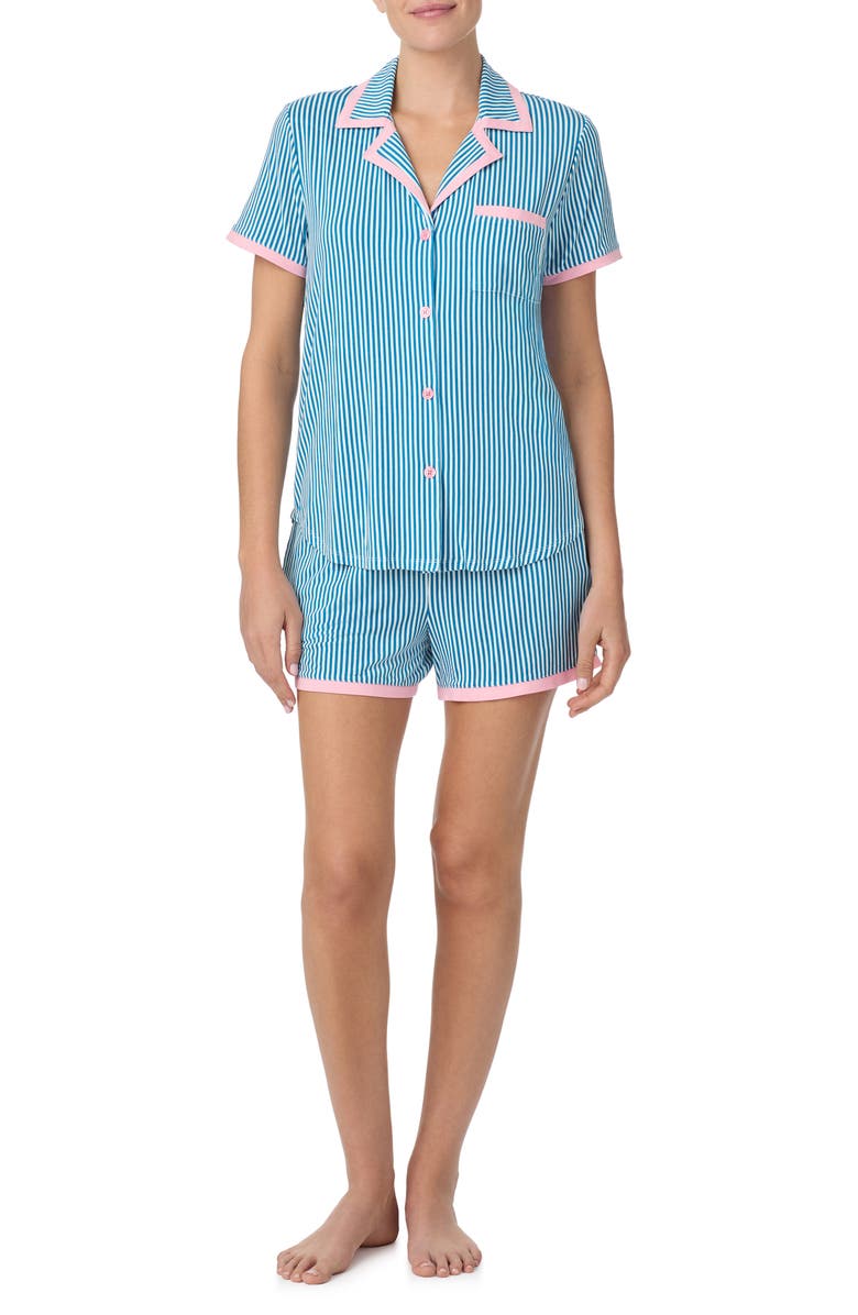 Kate Spade New York print short pajamas, Main, color, 