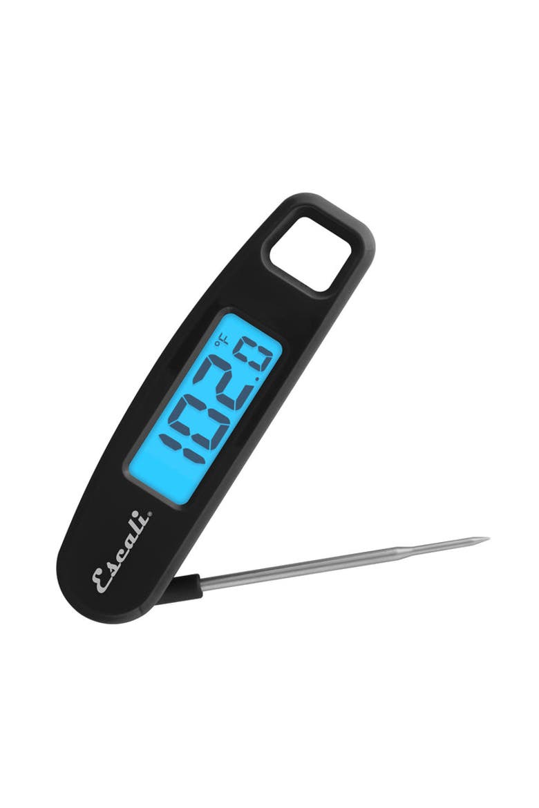 Compact Folding Digital Thermometer, Main, color, Black