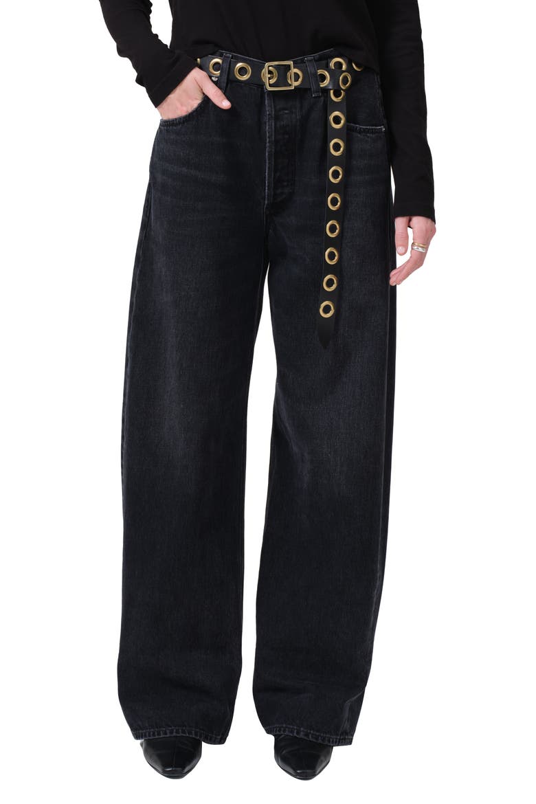 Ayla Baggy Organic Cotton Wide Leg Jeans, Main, color, VOILA