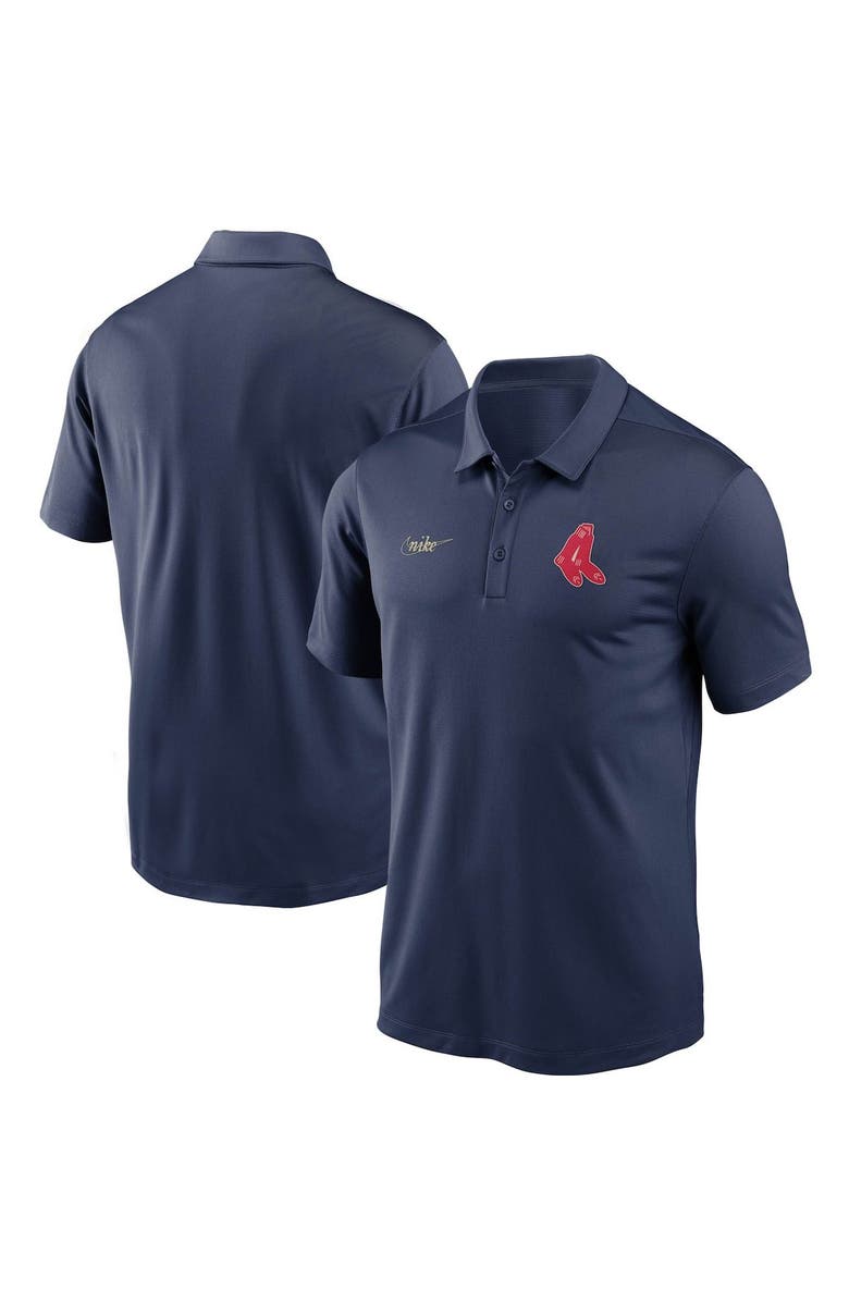 Nike Men's Nike Navy Boston Red Sox Cooperstown Collection Logo Franchise Performance Polo, Main, color,