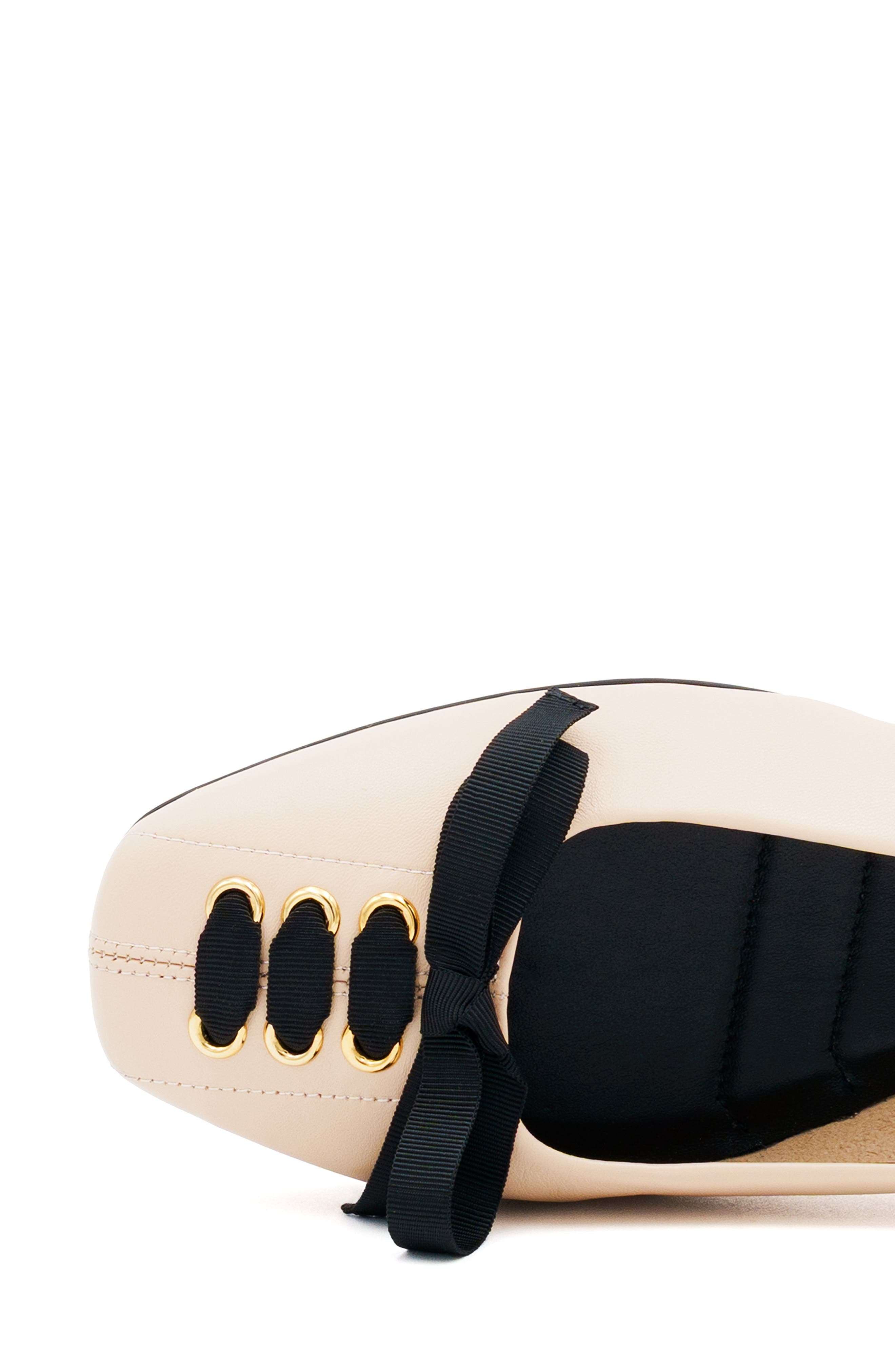 Giacomino Leather Flat, Alternate, color, LIGHT BEIGE