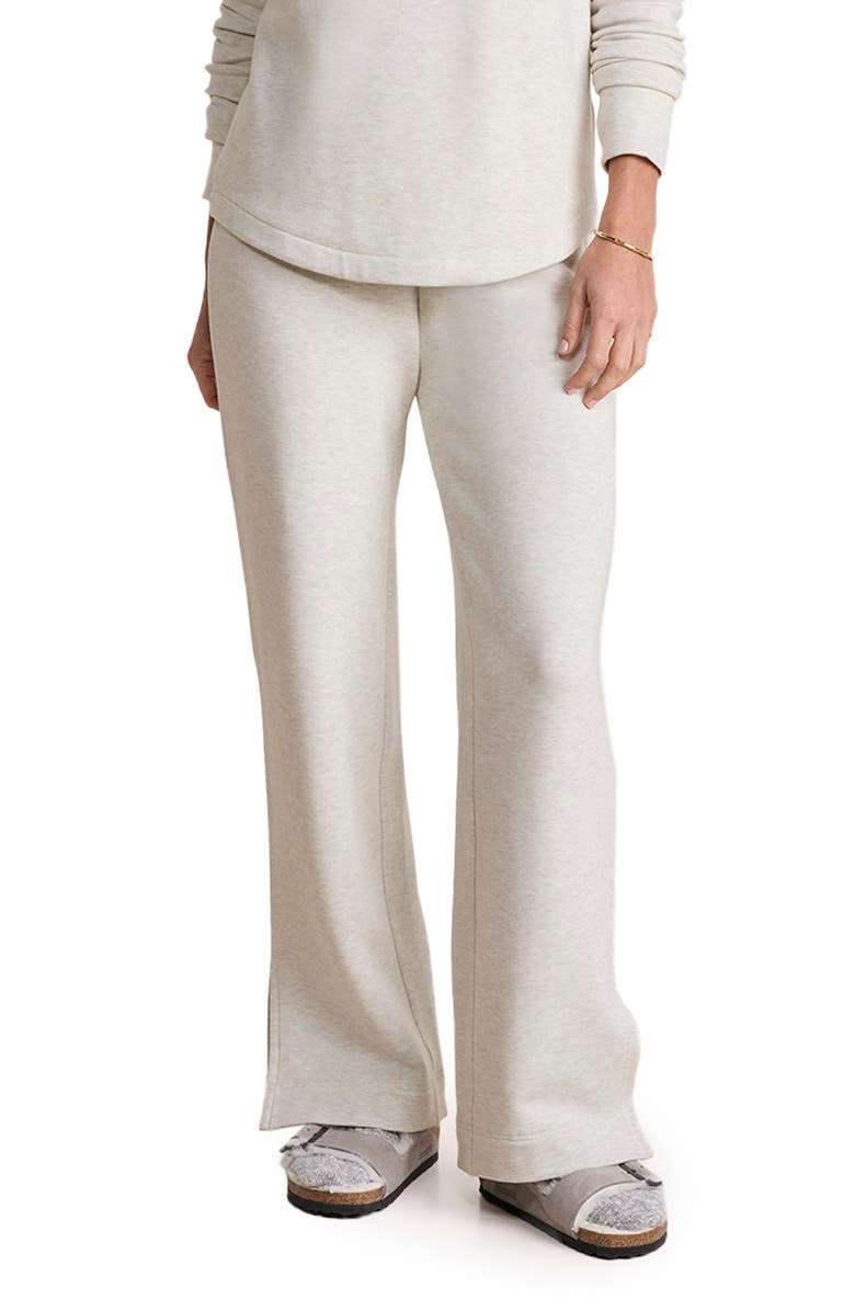 vineyard vines Pull-On Wide Leg Pants, Main, color, Marshmallow Heather