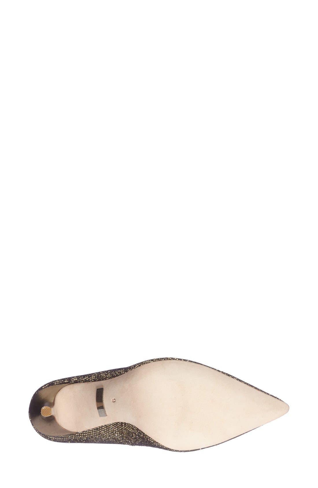 Badgley Mischka 'Aware' Pump, Alternate, color, GOLD GLITTER
