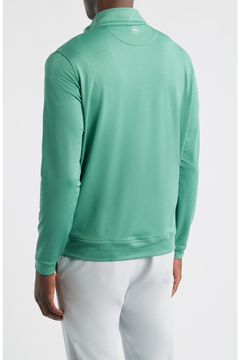 Men's Perth Stretch Quarter Zip Pullover, Alternate, color, SNOW PEA