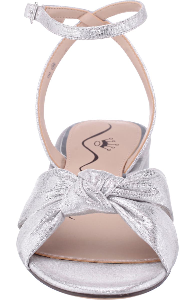 Nina Sulma Ankle Strap Sandal, Alternate, color, Silver