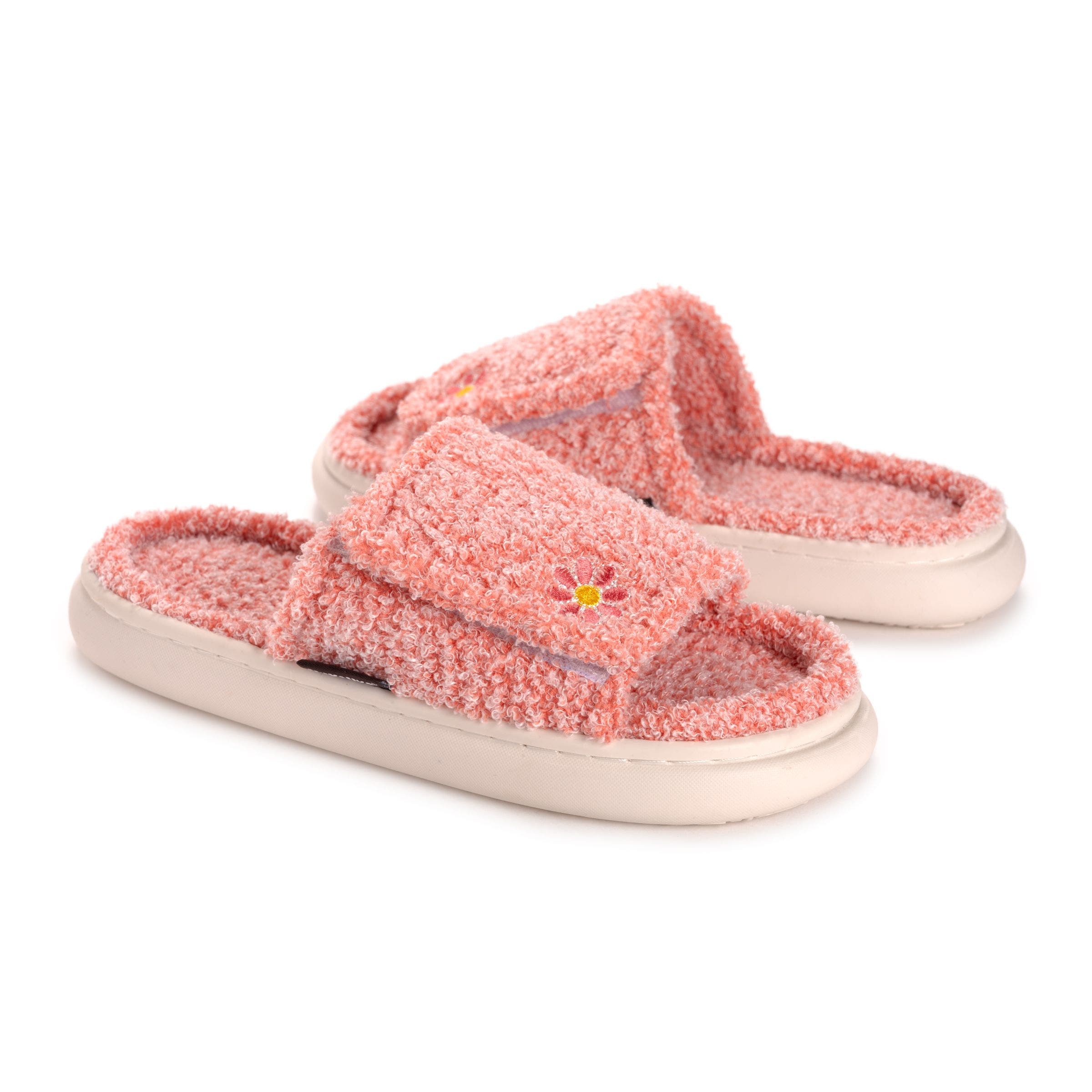 Women's Gael Slide Slipper, Alternate, color, Peach Daisy