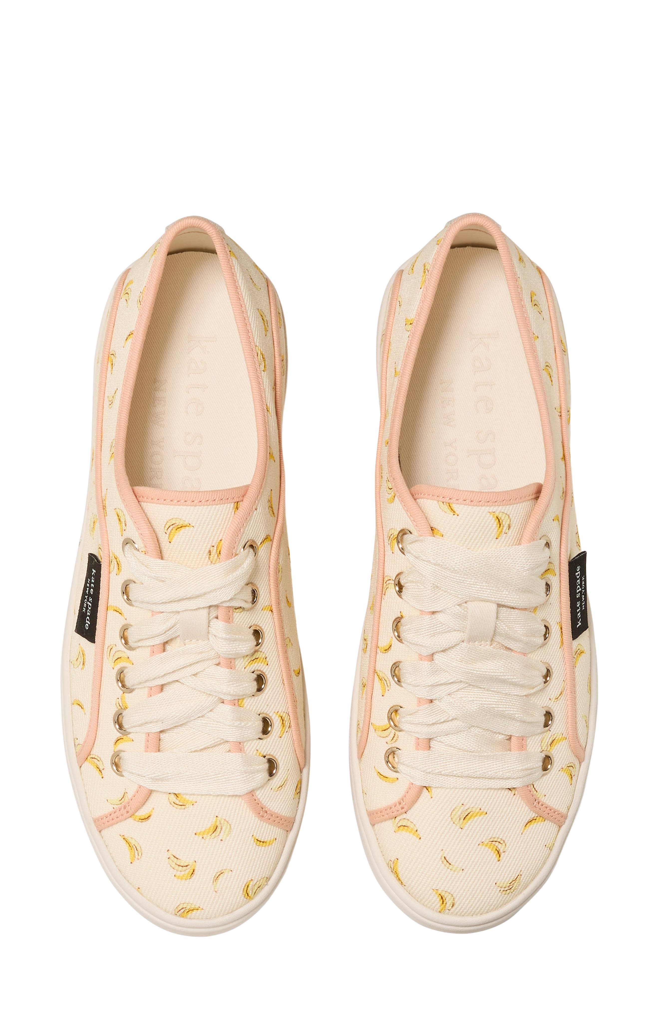 Kate Spade New York banana platform sneaker, Alternate, color, 