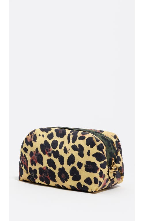 Bimba Y Lola Leopard Print Make-up Case In Multi