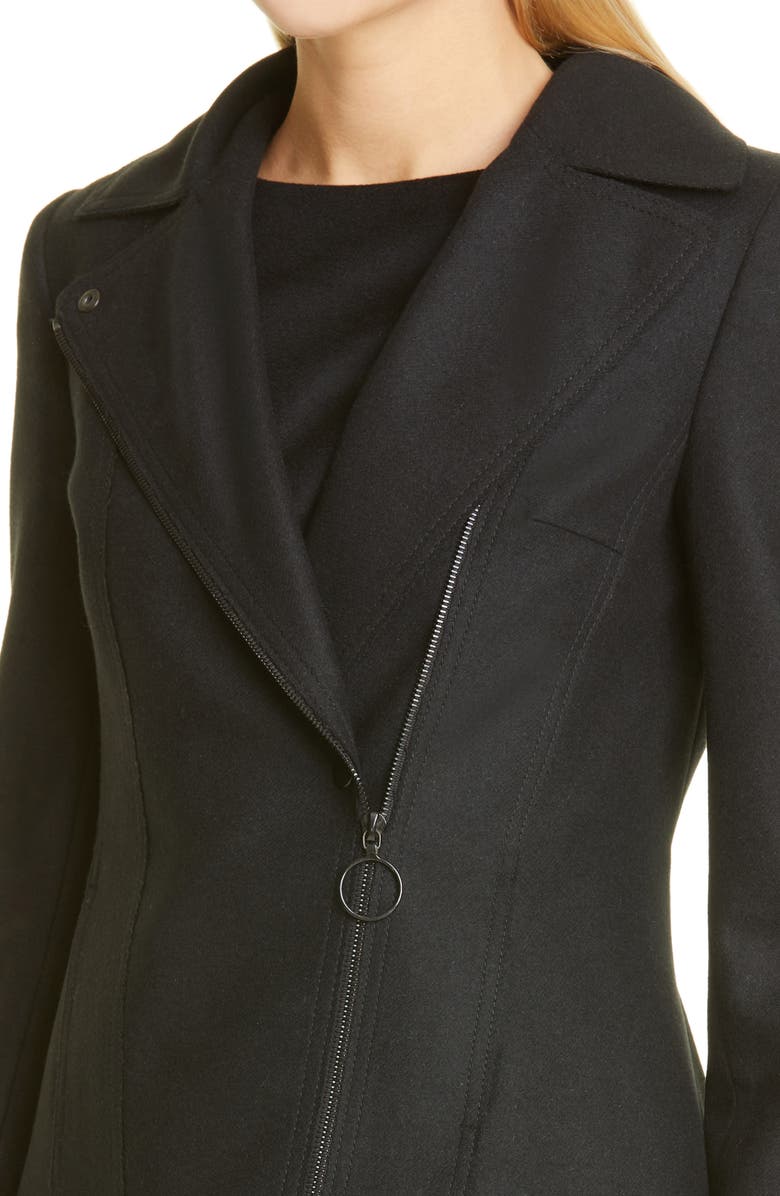 Akris punto Wool Moto Jacket, Alternate, color,