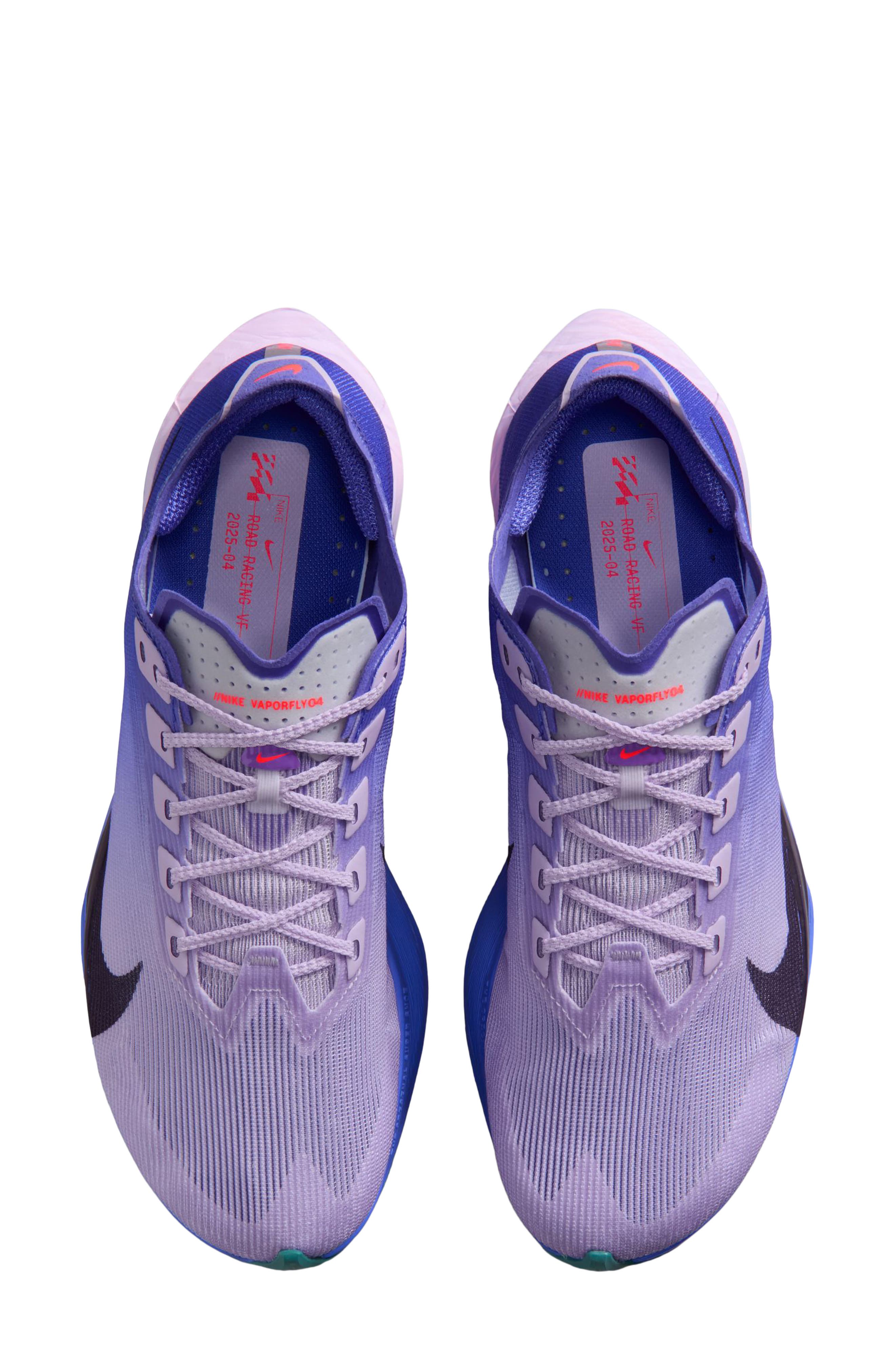 Nike Vaporfly 4 Racing Shoe, Alternate, color, 503 Viomis/Prpldy