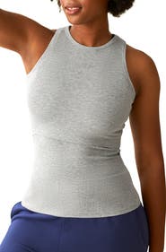KindredBravely Maternity Ribbed Racerback Nursing Tank