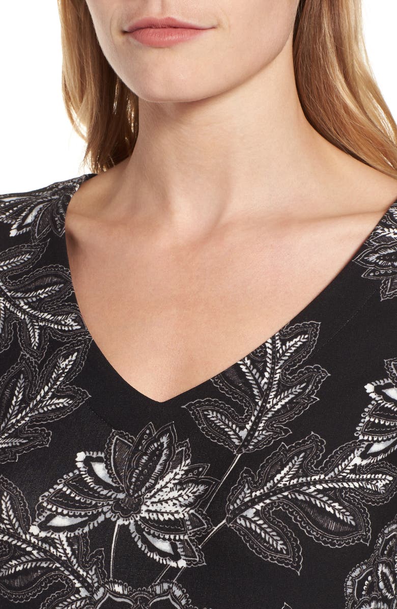 Tommy Bahama Filigree Floral Print Dress, Alternate, color,