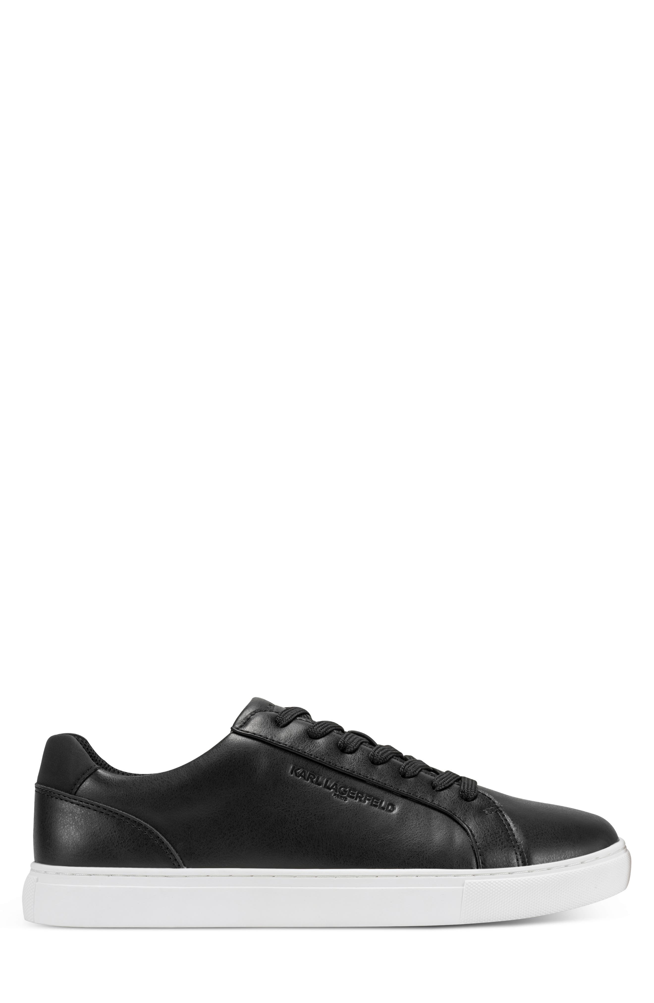 KARL LAGERFELD PARIS Low Profile Sneaker, Alternate, color, Black