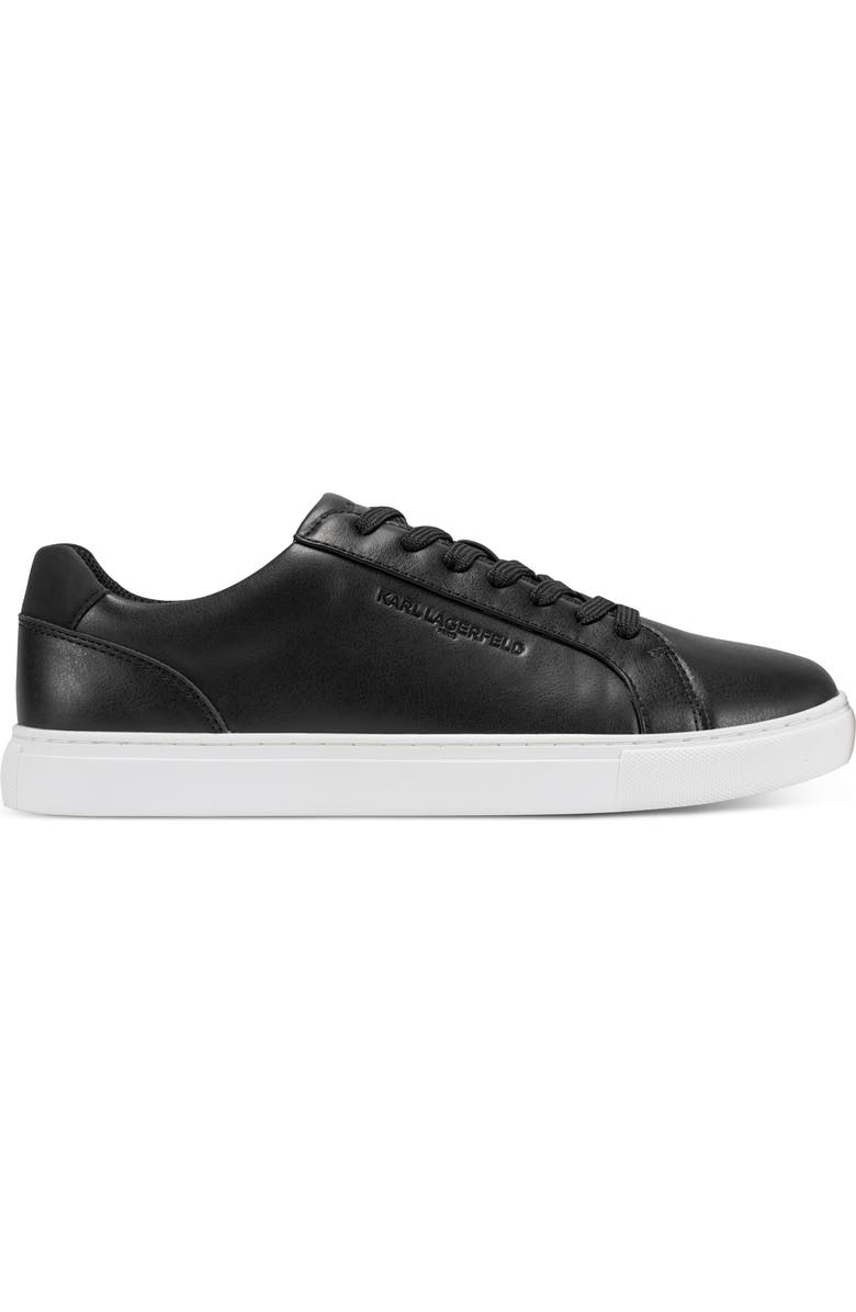 KARL LAGERFELD PARIS Low Profile Sneaker, Alternate, color, Black