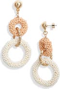 Nordstrom Beaded Link Drop Earrings