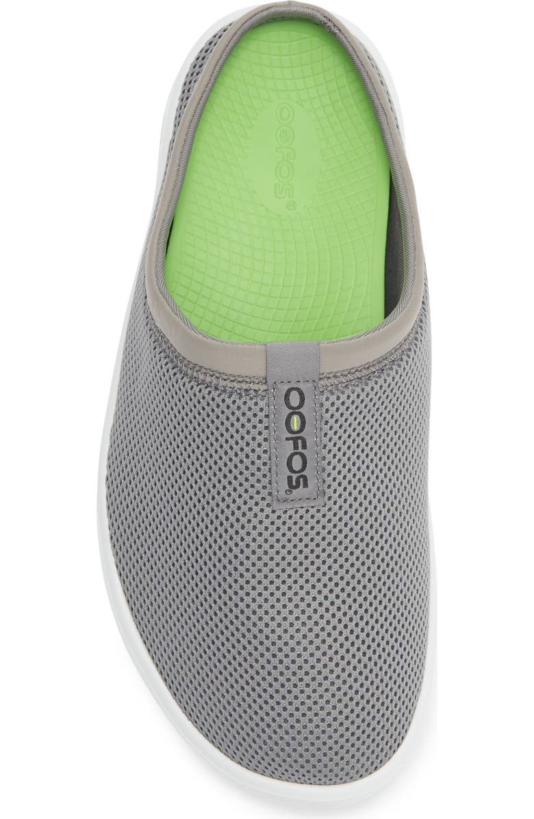 Oofos OOcoozie Sport Mule, Alternate, color, White/ Slate