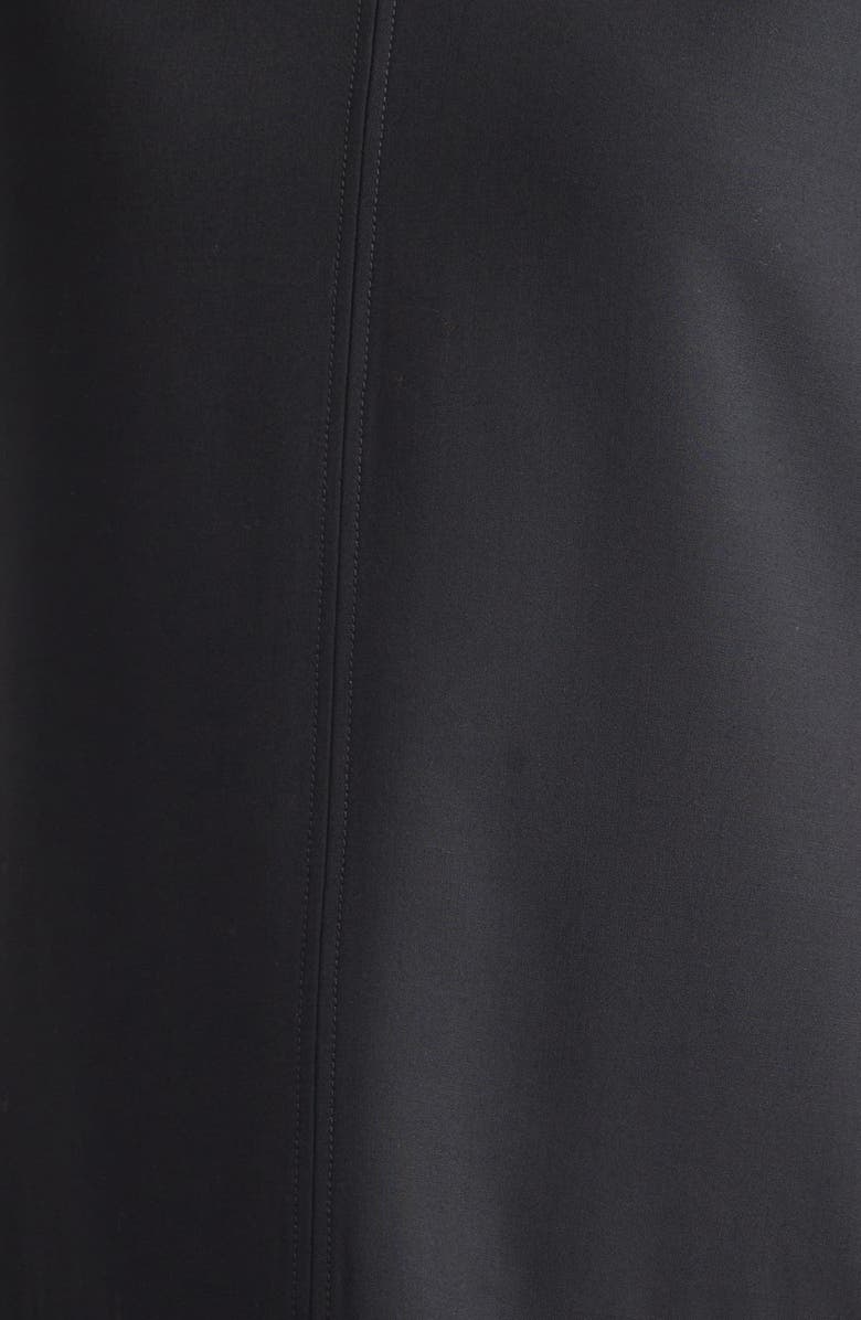 Courrèges Heritage Crepe Minidress, Alternate, color, Black