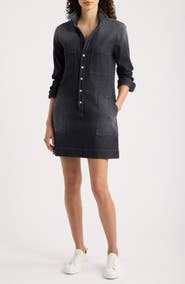 Frank & Eileen Ireland Cotton & Linen Blend Utility Dress