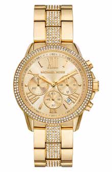 Michael Kors Brynn Crystal Quartz Chronograph Bracelet Watch, 40mm