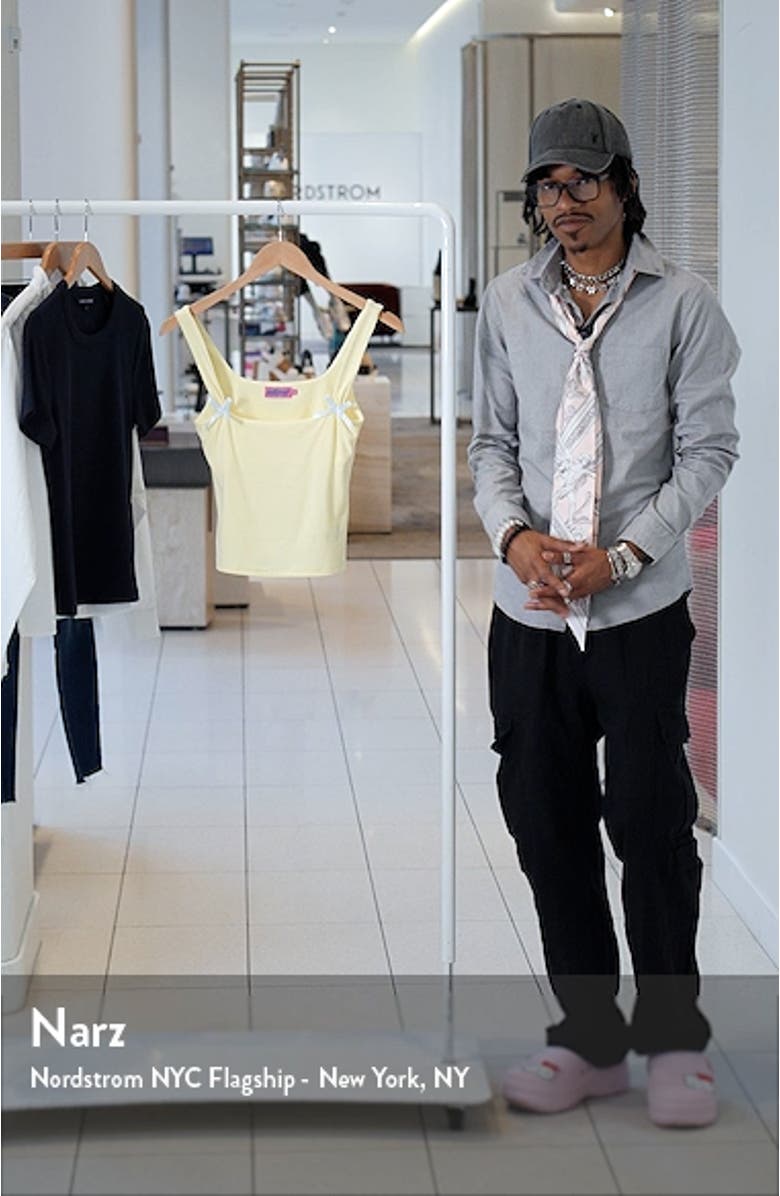 Lola Bow Rib Tank, sales video thumbnail