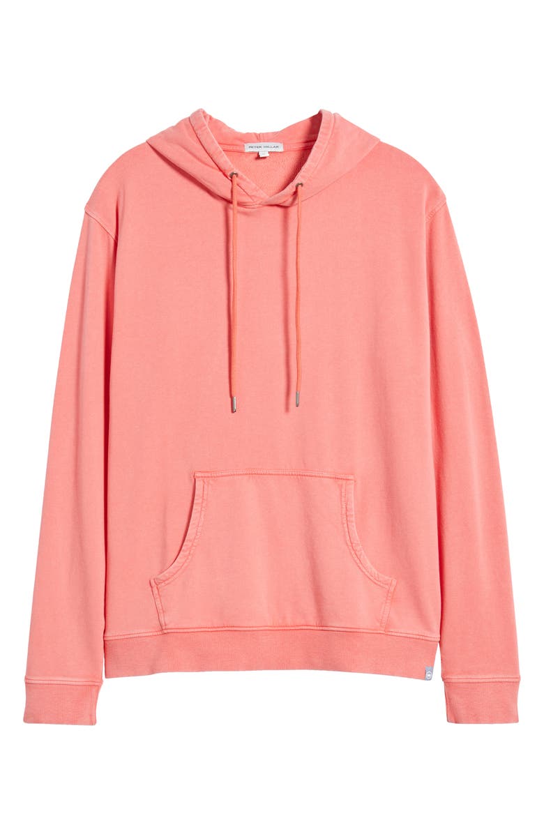 Peter Millar Lava Wash Cotton Blend Hoodie, Main, color, 