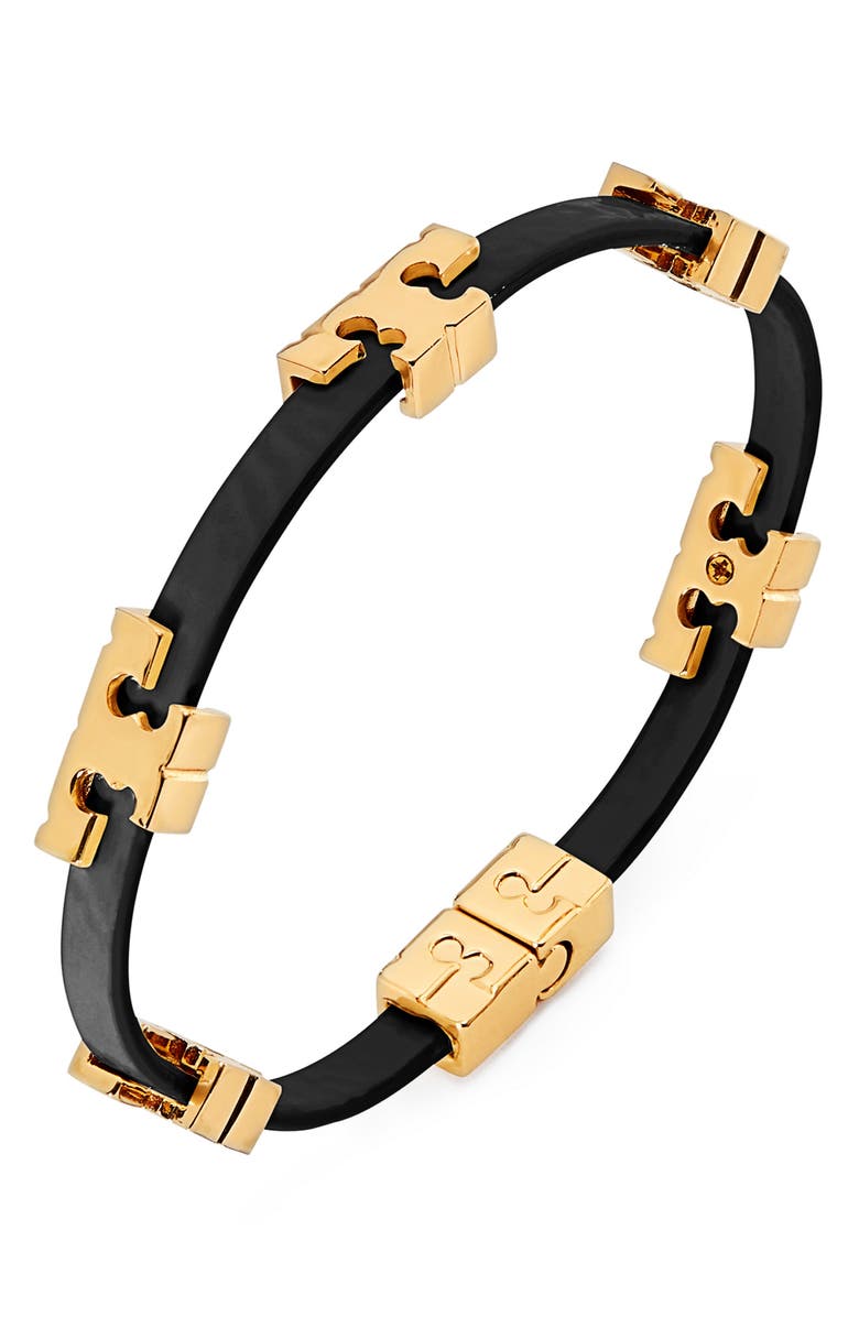 Tory Burch T-Logo Single Wrap Bracelet, Alternate, color,