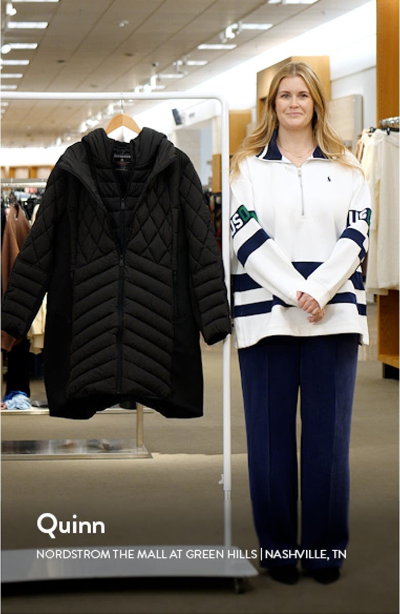 Walker Packable Insulated Coat with Removable Hooded Bib, sales video thumbnail