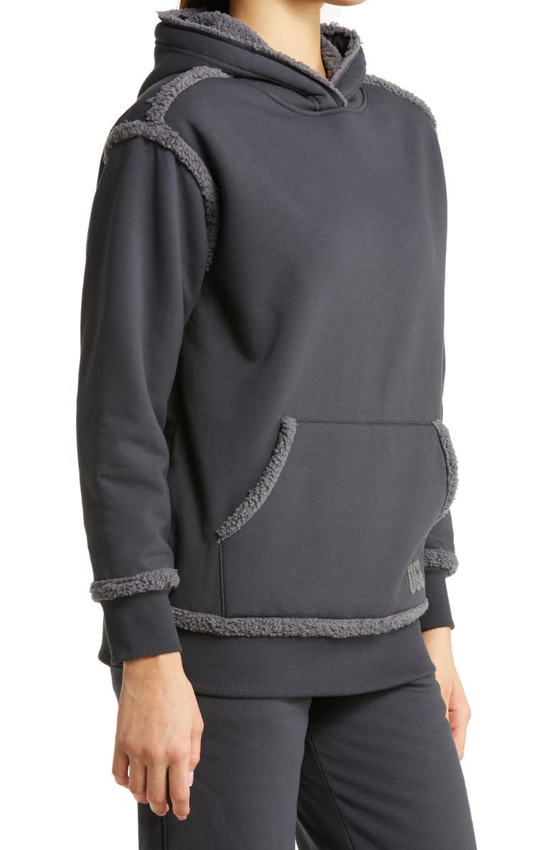 UGG<sup>®</sup> Joanne Bonded High Pile Fleece Hoodie, Alternate, color, 