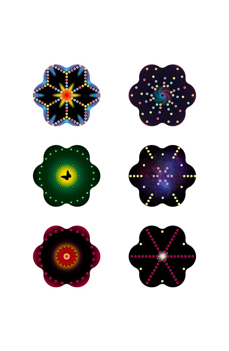 Quercetti Play Creativo String Art Mandala Craft Set, Alternate, color, Multicolored