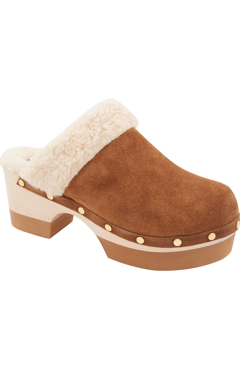 André Assous Olivia Clog, Main, color, Cognac/Natural