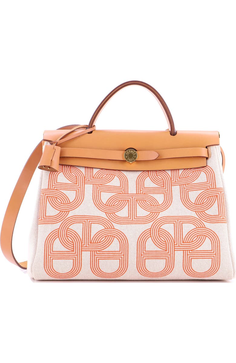 Pre-Owned Hermes Herbag Zip Circuit 24 Vache Hunter and Leather 31, Main, color, Gold